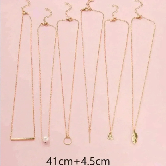 ⚠️Clearance 6pcs Yellow Gold Necklaces - Picture 3 of 3